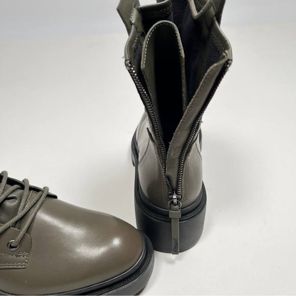 ASH Maddox Leather Combat Boots - Picture 6 of 13